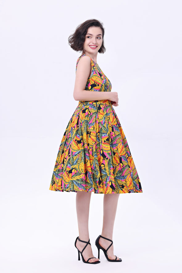 Tropical Toucan Dress
