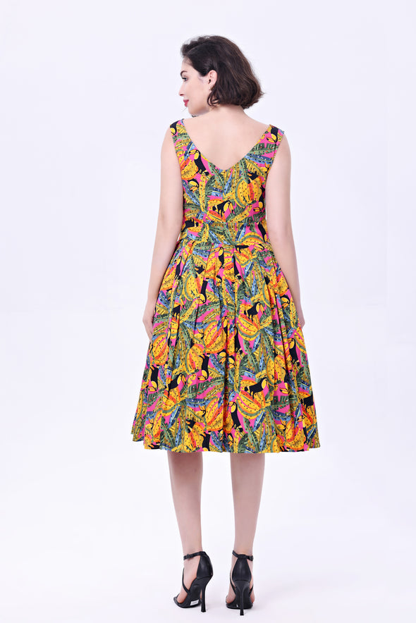 Tropical Toucan Dress
