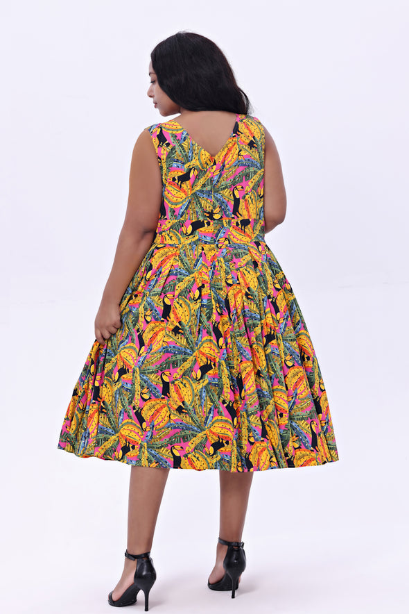 Tropical Toucan Dress