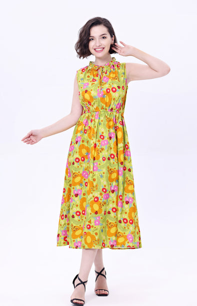 Mod Insects & Flowers Dress