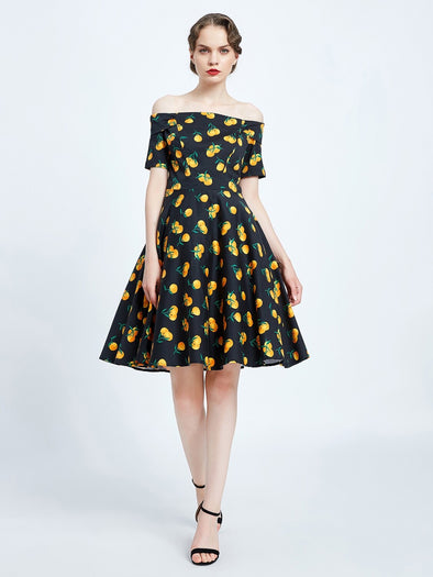 Clementine Off-Shoulder Dress