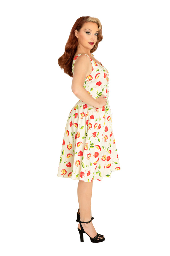 Heidi Apple Cream Dress