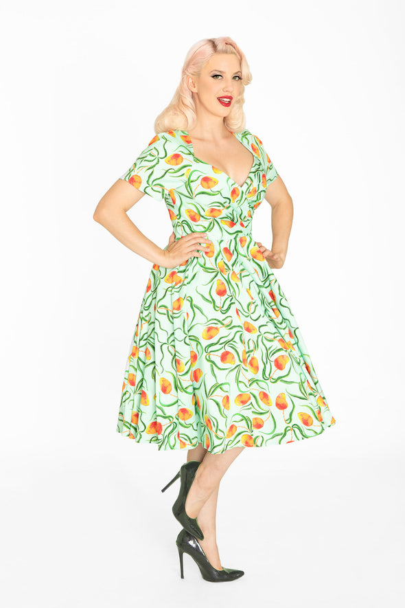 Mango Mint Dress No Side Pockets