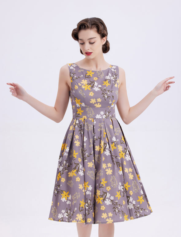 Silver Canary Bloom Dress