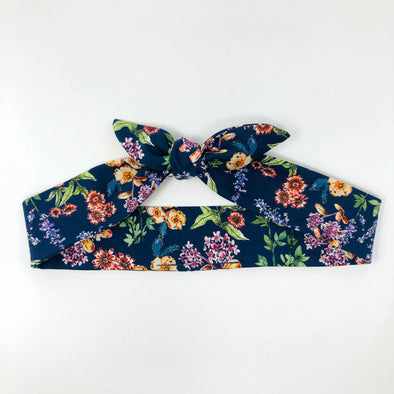 Wild Flowers - Tie Headband