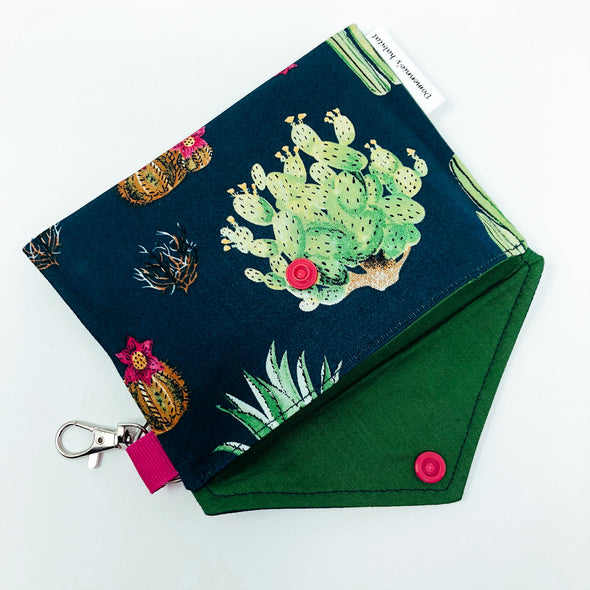 Cactus- Face Mask & Pouch Set- Collaborated With Domennie's habitat