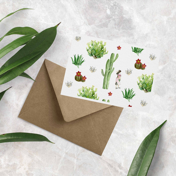 Cactus & Plant Collection Greeting Card